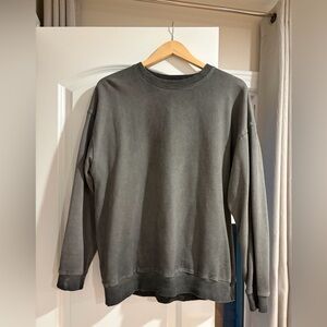 Zara Woman’s Charcoal Crewneck Sweater